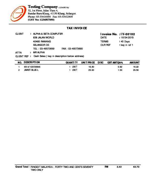 03 Tax Invoice